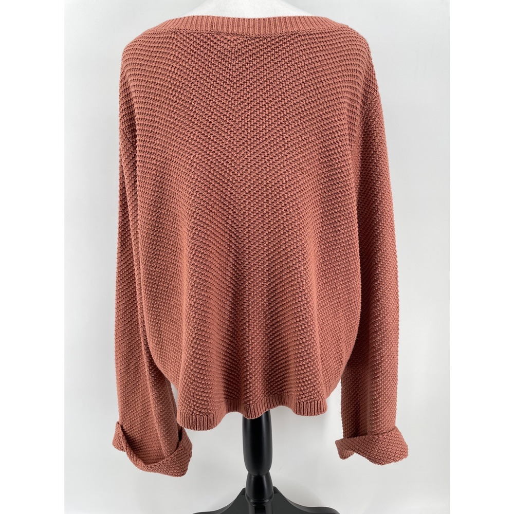 Roxy Women's Scoop Neck Knit Sweater in Dusty Rose - Picture 3 of 8